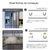 Lâmpada de led com sensor regulável