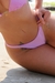 Calcinha Marquinha Lavanda Canelado Texturizado - Praieira Beachwear