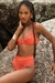 Top Meia-Taça e Tanga Hot Pant Terracota Canelado - loja online