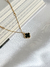 Pulseira com pingente trevo preto ouro 18k na internet