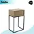 Mesa De Luz Con Estante Hierro Estilo Industrial Dormitorio - tienda online