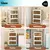 Estanteria Armario 3 Niveles Apilable Ruedas Cocina Baño - tienda online