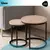 Mesa Ratona Set X2 Arrime Nido Apoyo Hierro Auxiliar Living - tienda online
