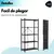 Estanteria Rack Plegable Jazak 5 Niveles Con Ruedas Metal en internet