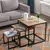 Mesa Ratona Set X3 Arrime Apoyo Hierro Auxiliar Industrial