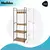 Imagen de Perchero Rack Organizador Industrial 3 Estantes 5 Ganchos Madera Mdf Y Hierro