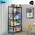 Estanteria Rack Plegable Jazak 5 Niveles Con Ruedas Metal