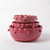 Conjunto Bowl Flora Pink c/ 3 peças (P, M e G) na internet