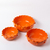Conjunto Bowl Flora Laranja c/ 3 peças (P, M e G) - Marô Antunes Weddings