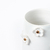 Vaso Nina Margarida com Ouro BRANCO - comprar online