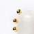 Vaso Ana Com Ouro BRANCO - Marô Antunes Weddings