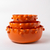 Conjunto Bowl Flora Laranja c/ 3 peças (P, M e G) - comprar online