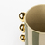 Vaso Giu Listrado com Ouro VERDE - Marô Antunes Weddings