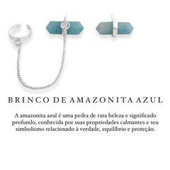 Brinco Amazonita Azul na internet