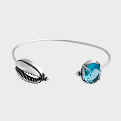 Bracelete Búzios e Agua Marinha na internet
