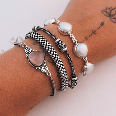 Pulseira Quartzo Rosa - comprar online