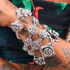 Pulseira Rosas Eletroformação na internet