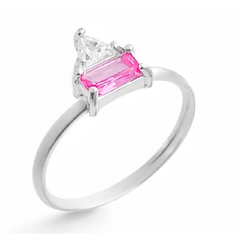 Anel Zirconia Rosa - comprar online