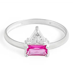 Anel Zirconia Rosa na internet