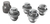 Birlos De Seguridad Premium Gm Accesorios Traverse 16/18