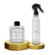 Kit de aromatização com difusor de 240 ml e spray de 200 ml com fragrância de mandarina.