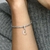 Llave de dos tonos y encanto colgante de la luna - XStore
