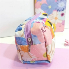 Cartuchera Flores Lila - comprar online