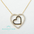 Collar Black Heart