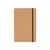 Kit 02 Caderneta Caderno Moleskine em Kraft Sem Pauta 80 Páginas Amareladas
