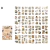 Imagem do Adesivos Vintage para Scrapbook em PET – 20 Folhas Criativas