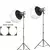 Softbox luz fotografia kit foto 2m tripíodo para caixa macia disco luz led 45w