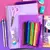 Kit Papelaria Tons de Roxo 2.0 Lilas Escolar Neon Pastel Material Escolar na internet