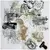 Kit 17 Adesivos Vintage Preto e Branco – Estilo Jornal para Scrapbooking e DIY - loja online