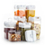 Kit Potes Herméticos Acrílico Multiuso - 7 peças - comprar online