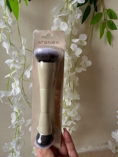 Brocha Dúo Base y Crema Atenea