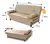 SOFA CAMA PERSIA BEIGE en internet