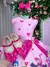 Vestido Infantil Temáticos Luxo Divertidamente Rosa - FLOR DE LIZ KIDS