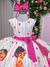 Vestido Temático Luxo Moana Baby Rosa Modelo 2