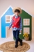Camisa Junina Xadrez São João Colete Vermelho - FLOR DE LIZ KIDS