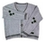 Cardigan Folklore Gris