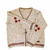 Cardigan Red con líneas