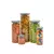 Kit 5 Potes de Vidro com Tampa