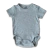 Body H&M 4 a 6 meses gris liso
