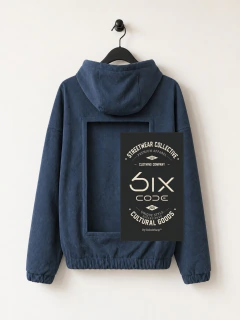 DENIM HOODIE. SIX CODE