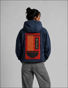 DENIM HOODIE. RAMEN