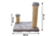 Brinquedo Arranhador Quadrado com Postes - comprar online