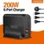 200w gan 6 portas usb tipo c pd carregador de telefone desktop qc3.0 para iphone na internet