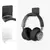 Suporte universal para fone de ouvido, suporte de plástico adesivo para montage