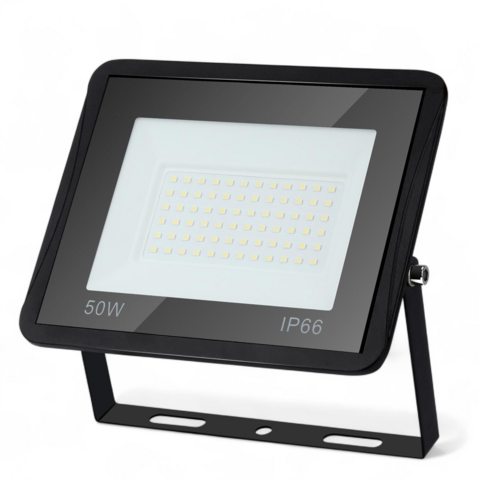 Reflector LED 50W IP66 Exterior – Luz Blanca Fría Antilluvia - comprar online