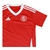 Camisa Internacional I 25/26 - Torcedor Adidas Feminina - Vermelha com detalhes em branco - loja online